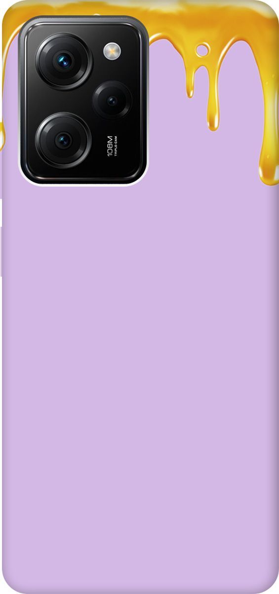 

Чехол на Poco X5 Pro 5G "Honey" сиреневый, Фиолетовый;оранжевый, 158283