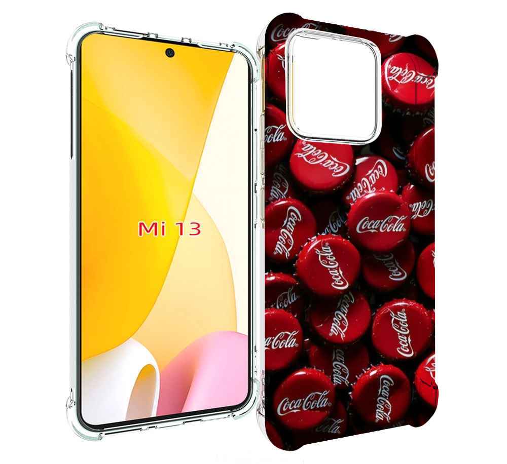 

Чехол MyPads крышки от кокаколы для Xiaomi 13, Прозрачный, Tocco