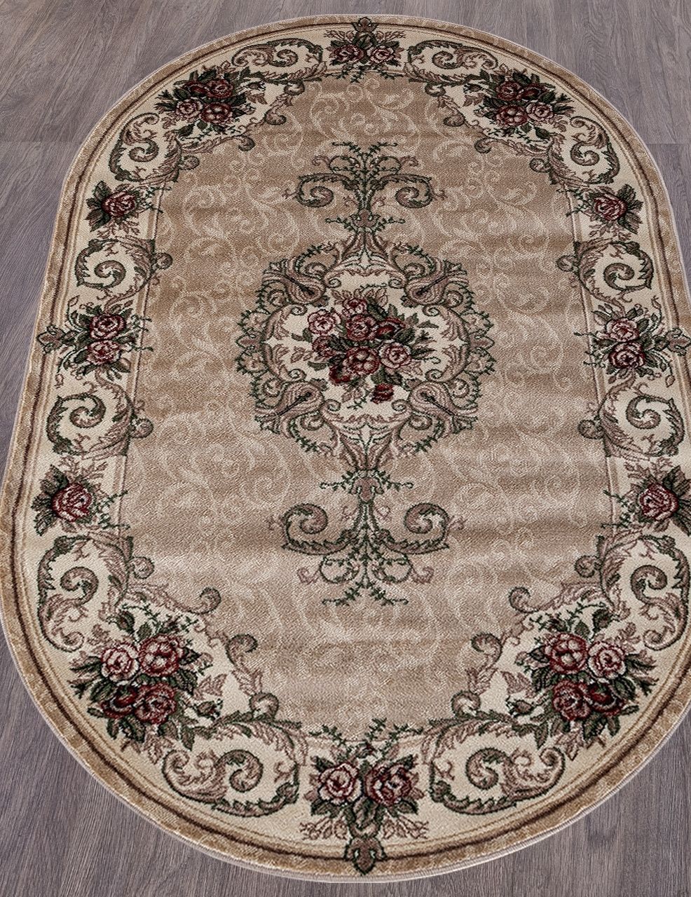 

Ковер COLIZEY D467 BEIGE Овал