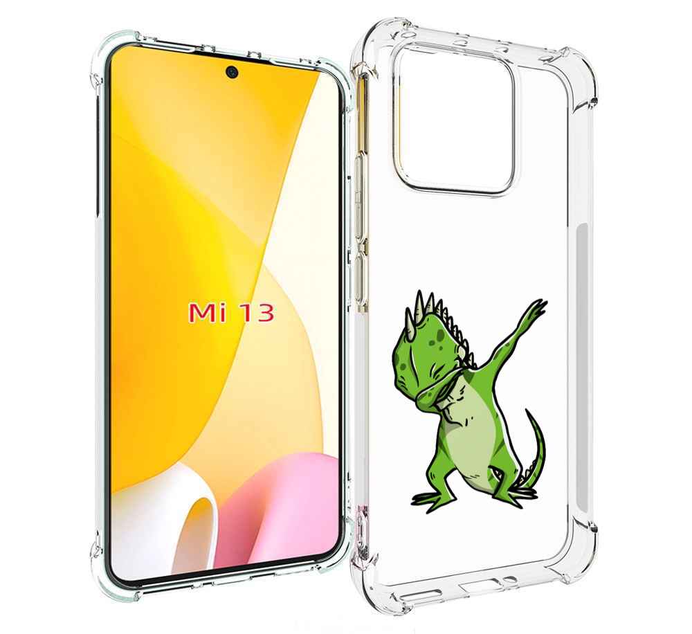 

Чехол MyPads крутая-ящерица для Xiaomi 13, Прозрачный, Tocco
