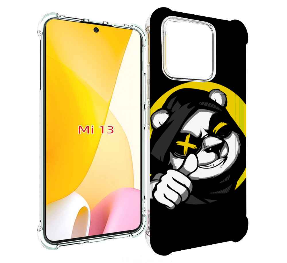 

Чехол MyPads крутая пандочка ок для Xiaomi 13, Прозрачный, Tocco