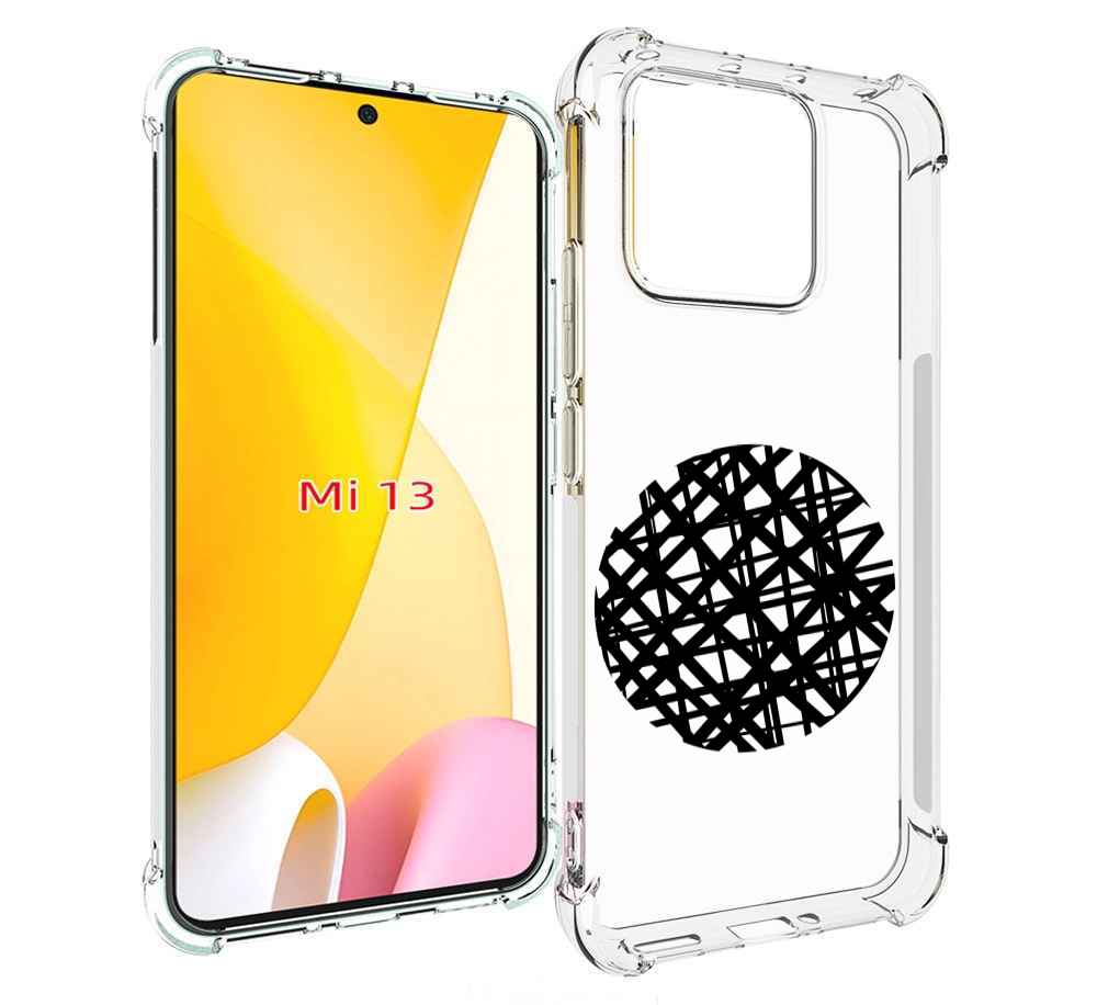 

Чехол MyPads круглая-абстракция для Xiaomi 13, Прозрачный, Tocco