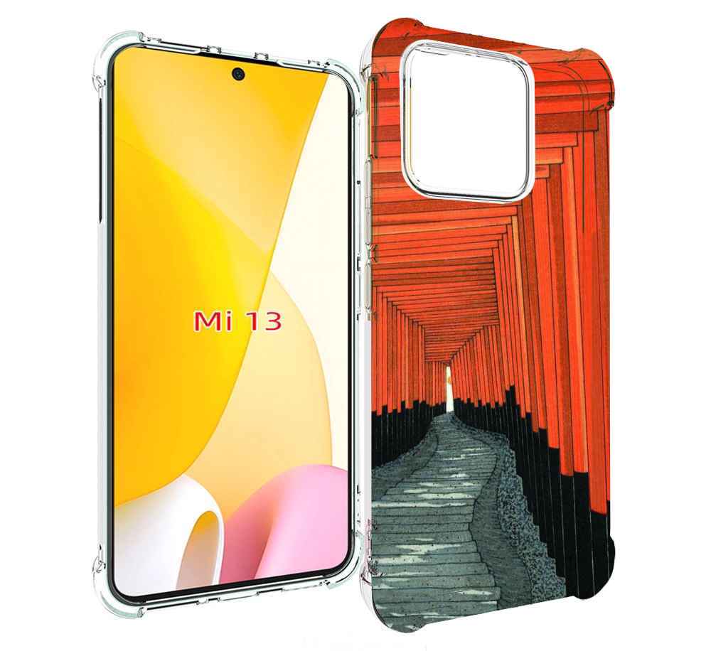 

Чехол MyPads красный коридор для Xiaomi 13, Прозрачный, Tocco