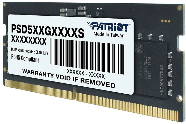 

Оперативная память Patriot Signature Line (PSD516G560081S) DDR5 1x16Gb 5600MHz, Signature Line