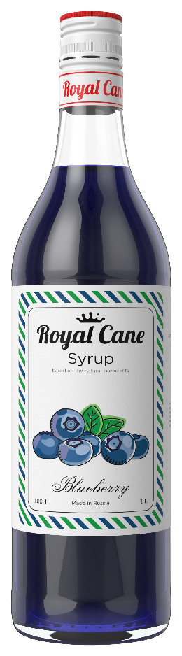 фото Сироп royal cane черника 1л