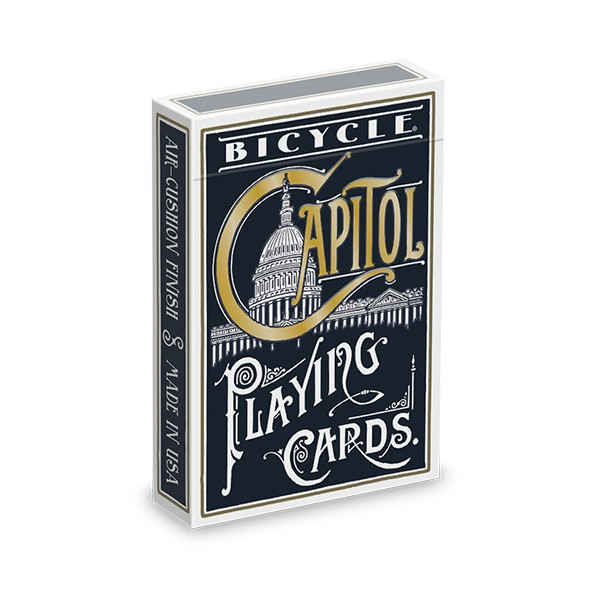 фото Игральные карты bicycle capitol / капитолий, синие