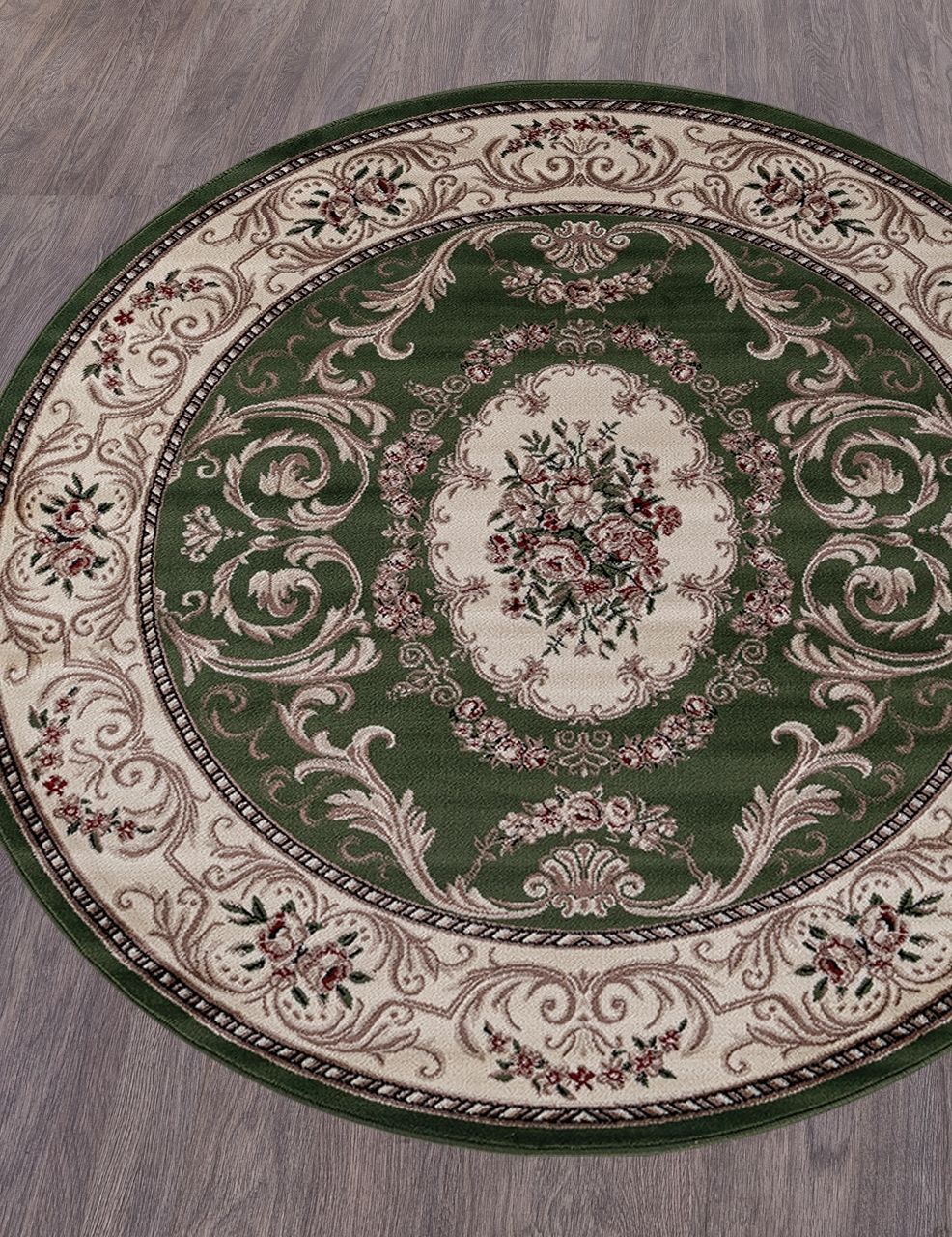 

Ковер COLIZEY d066 GREEN Круг