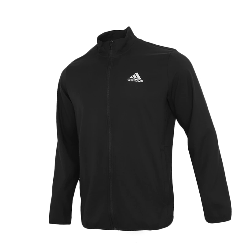 Куртка мужская Adidas D2m Wv Tt Reflective Logo Training Jacket GV5191 черная 52 RU