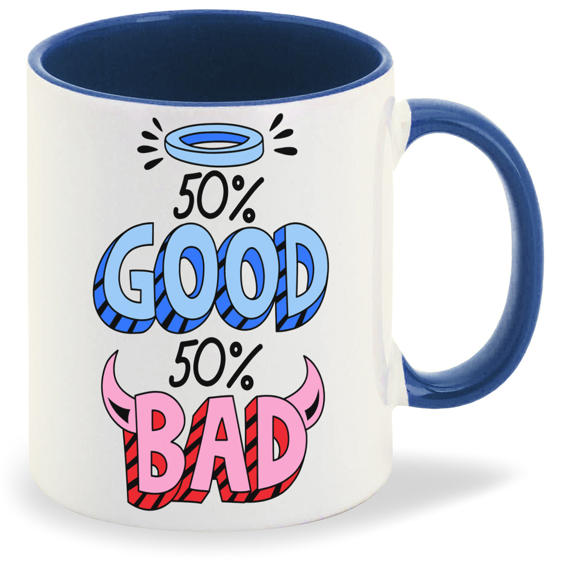 

Кружка CoolPodarok 50 Good 50 Bad, 50 Good 50 Bad