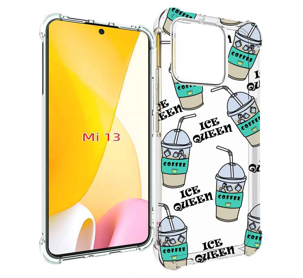 

Чехол MyPads кофе-с-льдом для Xiaomi 13, Прозрачный, Tocco