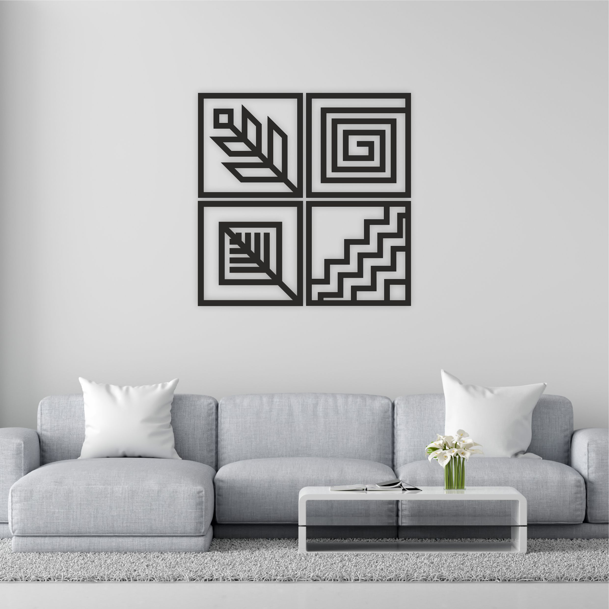 Панно ДДДятел Элементы из дерева на стену