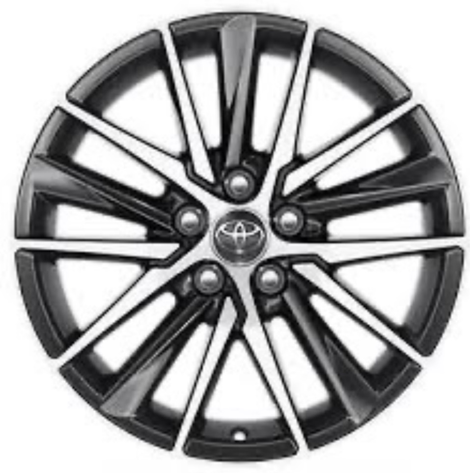 КОЛЕСНЫЙ ДИСК 7.5Jx18 5/114.3 ET45 d60.1 ЧЕРН. С МЕХАН.ОБРАБ., CAMRY 21 с дефектом