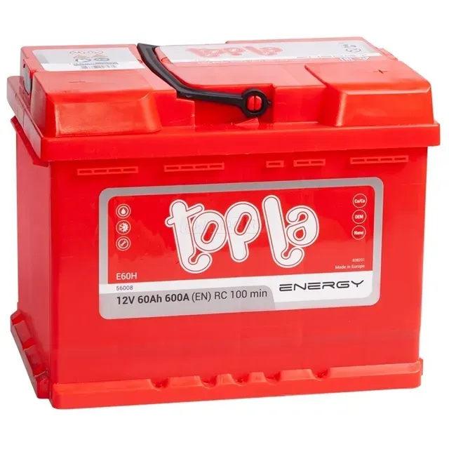 

Аккумулятор Topla Energy 60 А.ч Обратная полярность (108060)