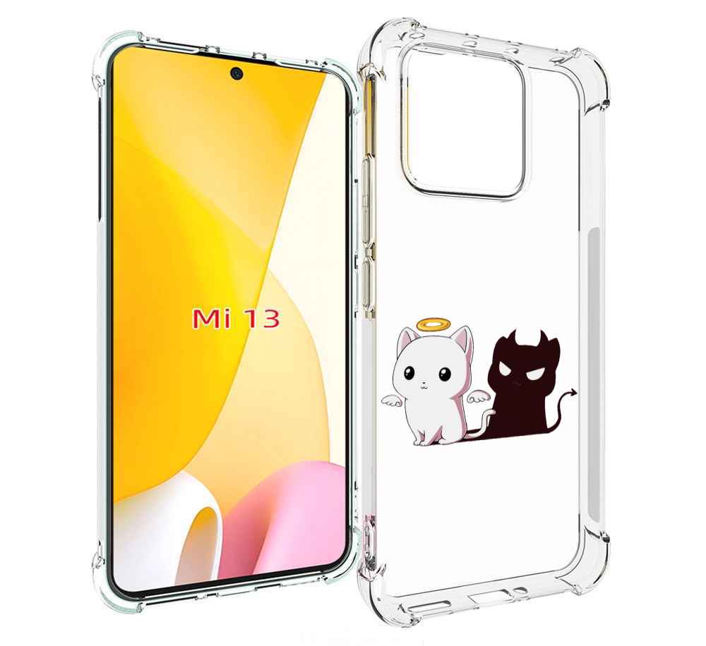 

Чехол MyPads котик-с-злой-тенью для Xiaomi 13, Прозрачный, Tocco