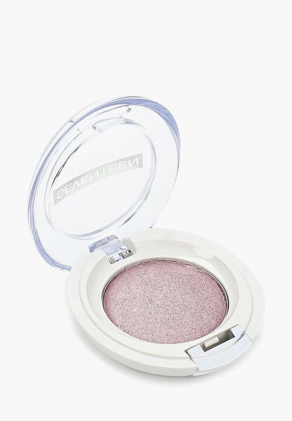 Тени для век Seventeen - компактные Extra Sparkle Shadow, 01 розовые тени для век seventeen компактные металлик silky shadow metallic золотой