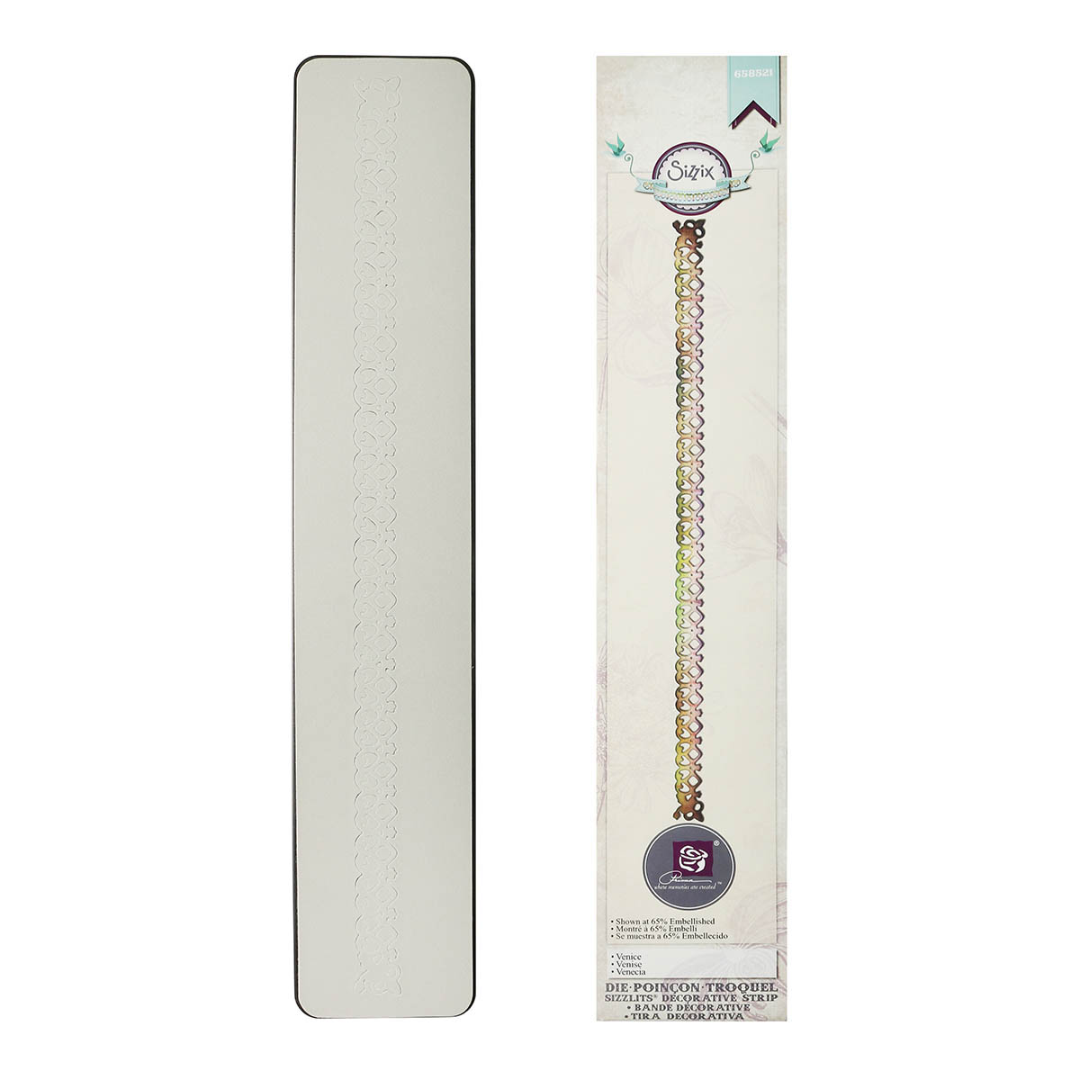 

658521 Форма для вырубки Венеция Sizzlits Decorative Strip Die