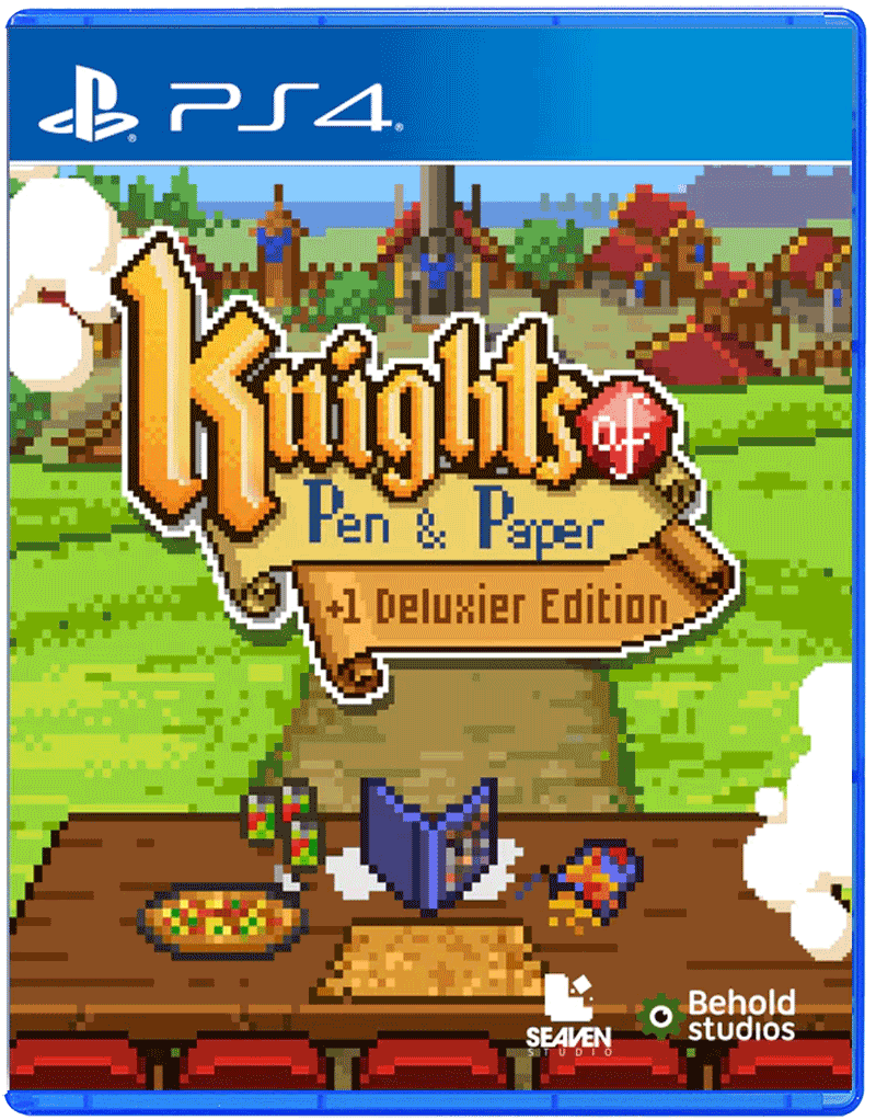 Игра Knights of Pen & Paper +1 Deluxier Edition (PS4, полностью на иностранном языке)