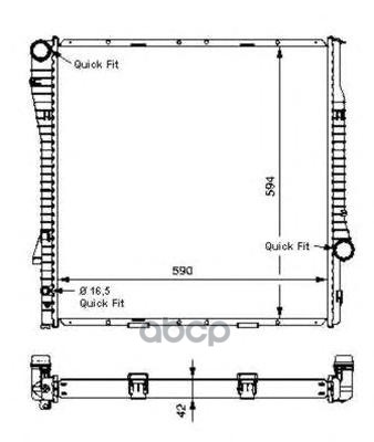 

Радиатор NRF 55328