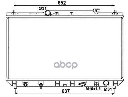 

Nrf 53374_Радиатор Системы Охлаждения Акпп Тоуоtа Саmrу 2.2 97-98 NRF 53374