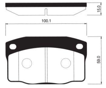 

Комплект тормозных колодок Sangsin brake SP1055