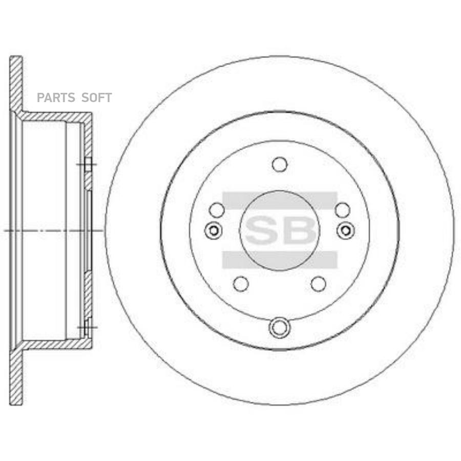 

Диск Тормозной Sangsin brake арт. SD1082