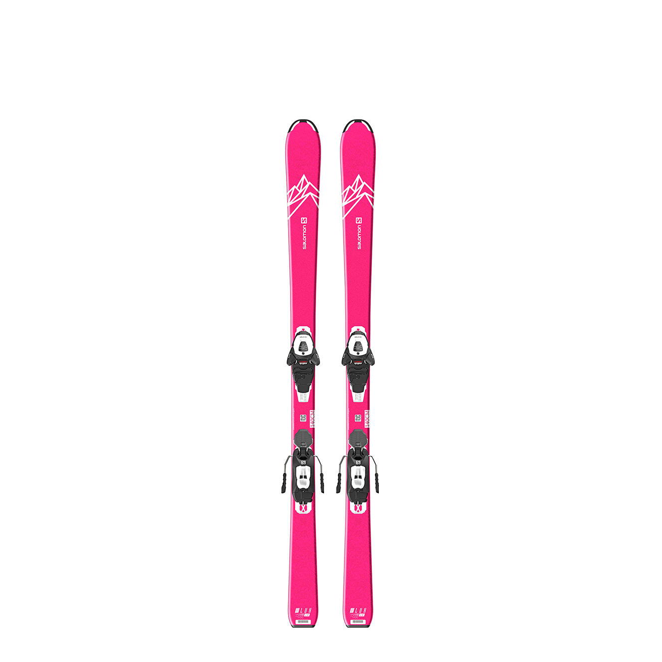 Горные лыжи Salomon QST LUX Jr M (130-150) + L6 GW J2 80 Pink (21/22) (130)