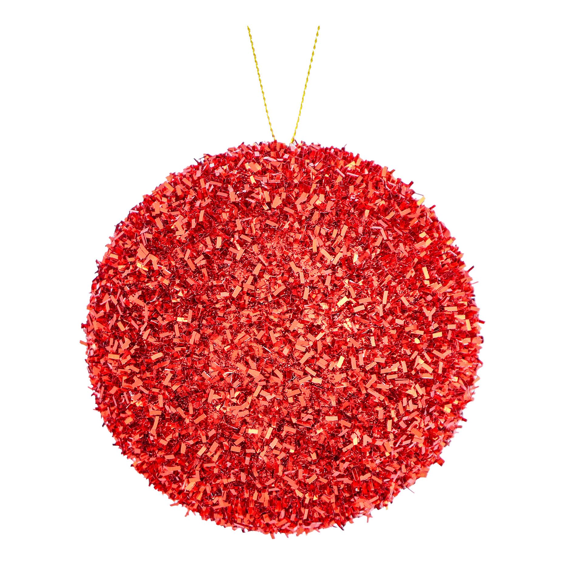 Елочный шар Bizzotto ny Angelica красный 10 см
