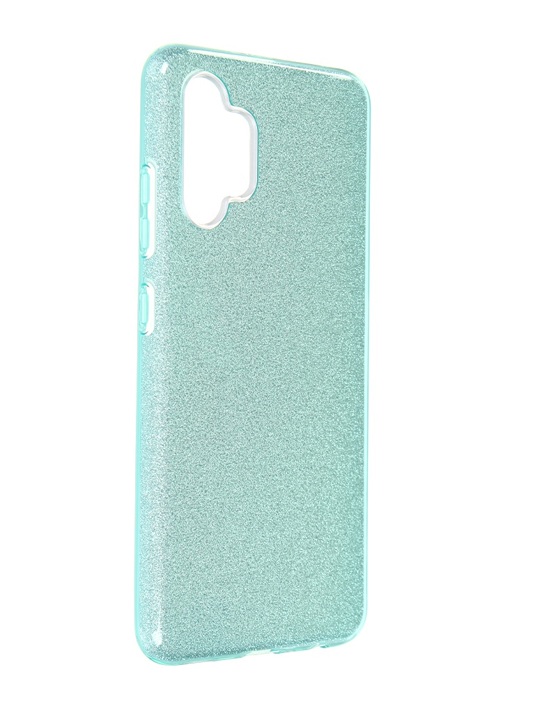 фото Чехол neypo для samsung galaxy a32 4g brilliant silicone turquoise crystals nbrl22339