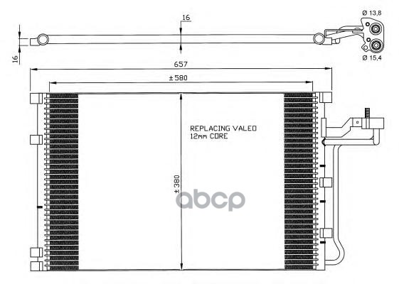 

Nrf 35882_Радиатор Кондиционера Vоlvо S40/V50 04> NRF 35882