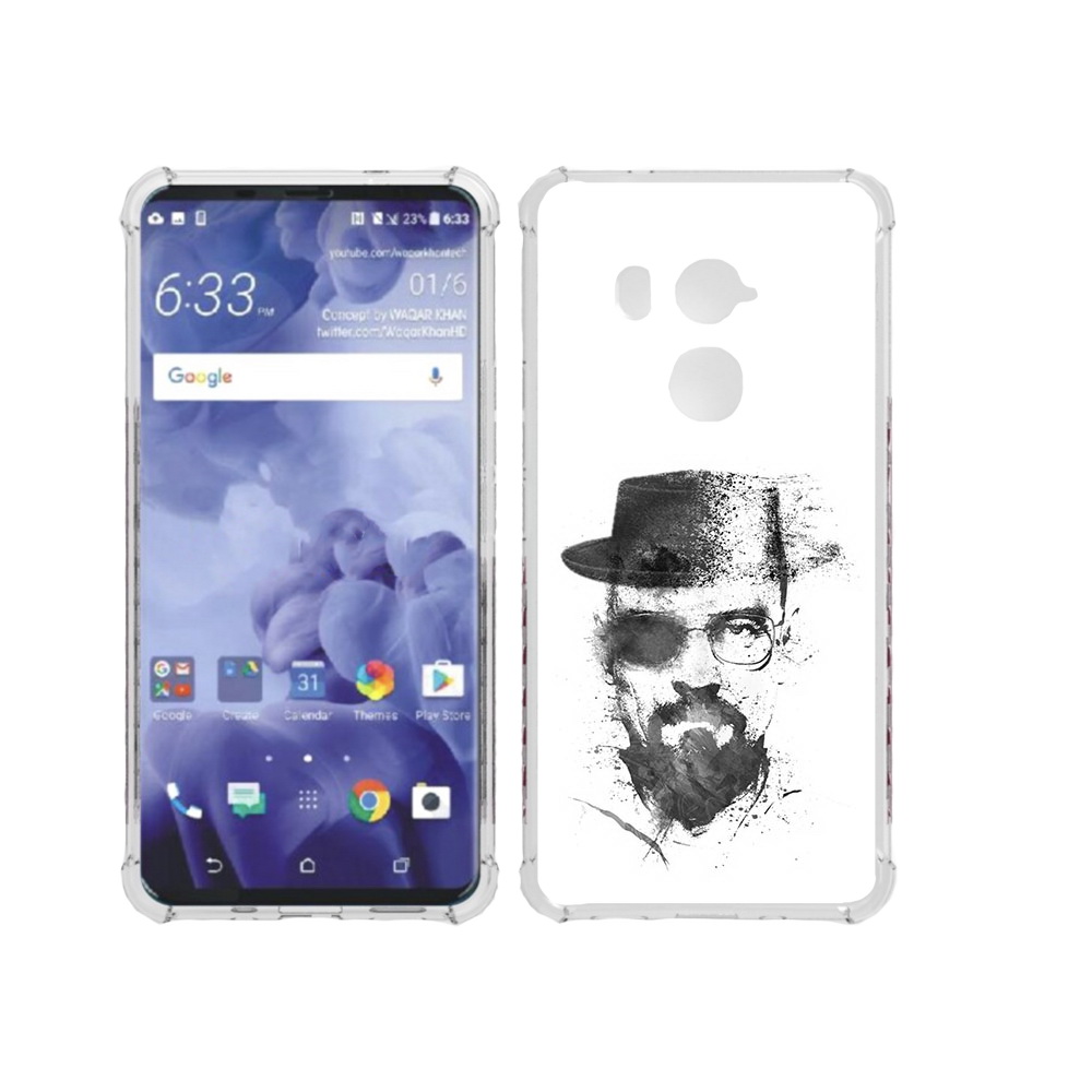 

Чехол MyPads Tocco для HTC U11 Plus загадочный человек, Прозрачный, Tocco