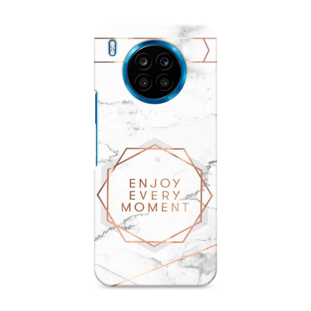 

Чехол Awog "Enjoy every moment мрамор" для Honor 50 Lite, 6106420-5