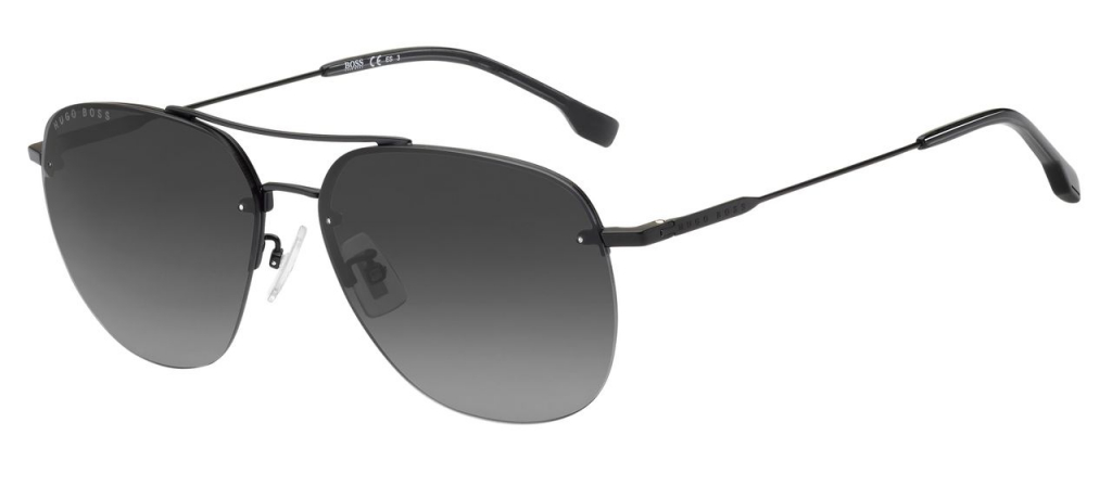 

Солнцезащитные очки мужские HUGO BOSS 1286/F/SK черные, 1286/F/SK