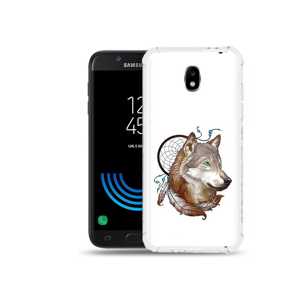 

Чехол MyPads Tocco для Samsung Galaxy J5 (2017) волк и ловец снов, Прозрачный, Tocco