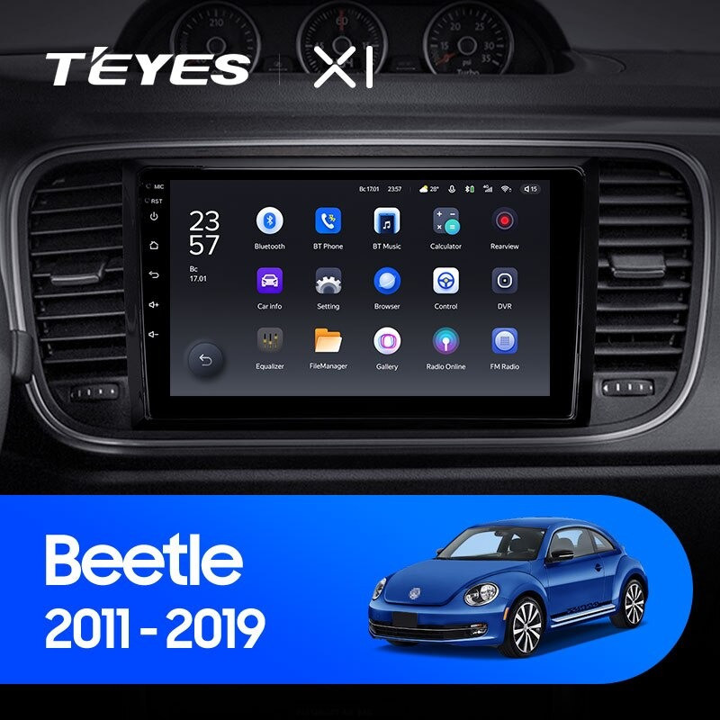 Штатная магнитола Teyes X1 4G 232 Volkswagen Beetle A5 2011-2019 2610000₽