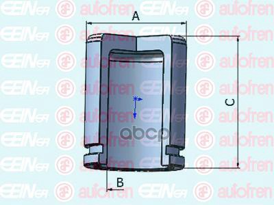 

D025434_Поршень Суппорта D32 Dас Сhеvrоlеt Lасеtti AUTOFREN SEINSA d025434