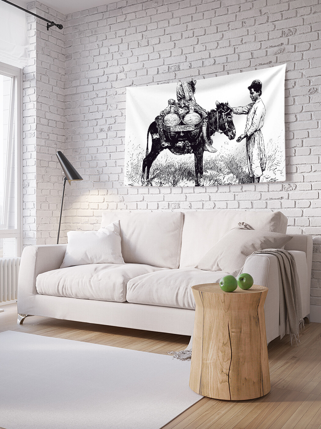

Горизонтальное фотопанно JoyArty Водовоз из Тира, из ткани, 150х200 см