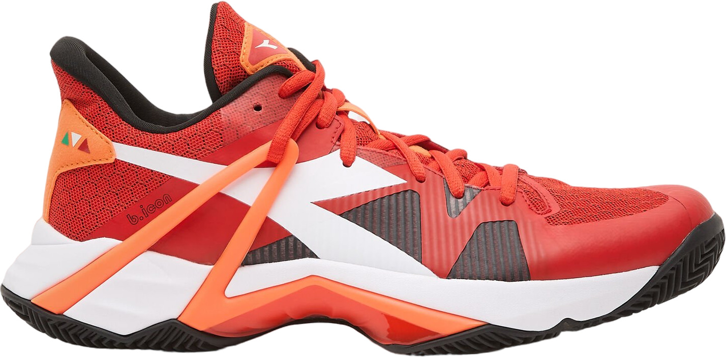 

Кроссовки мужские Diadora B.Icon Clay красные 6 UK, B.Icon Clay