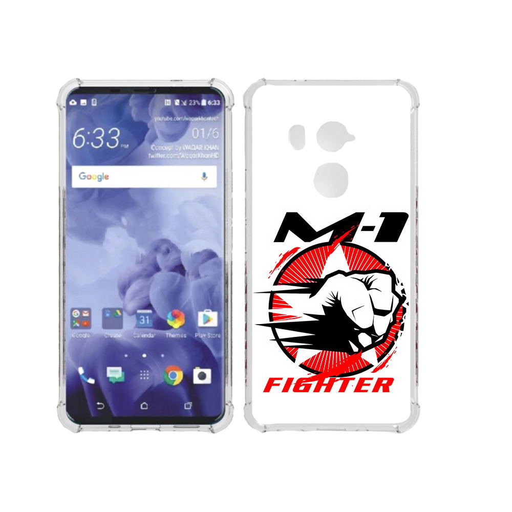 

Чехол MyPads Tocco для HTC U11 Plus единоборства М-1, Прозрачный, Tocco