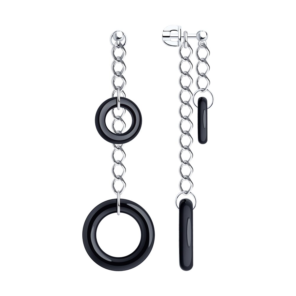 

Серьги из серебра с керамикой SOKOLOV 94025208, 94025208
