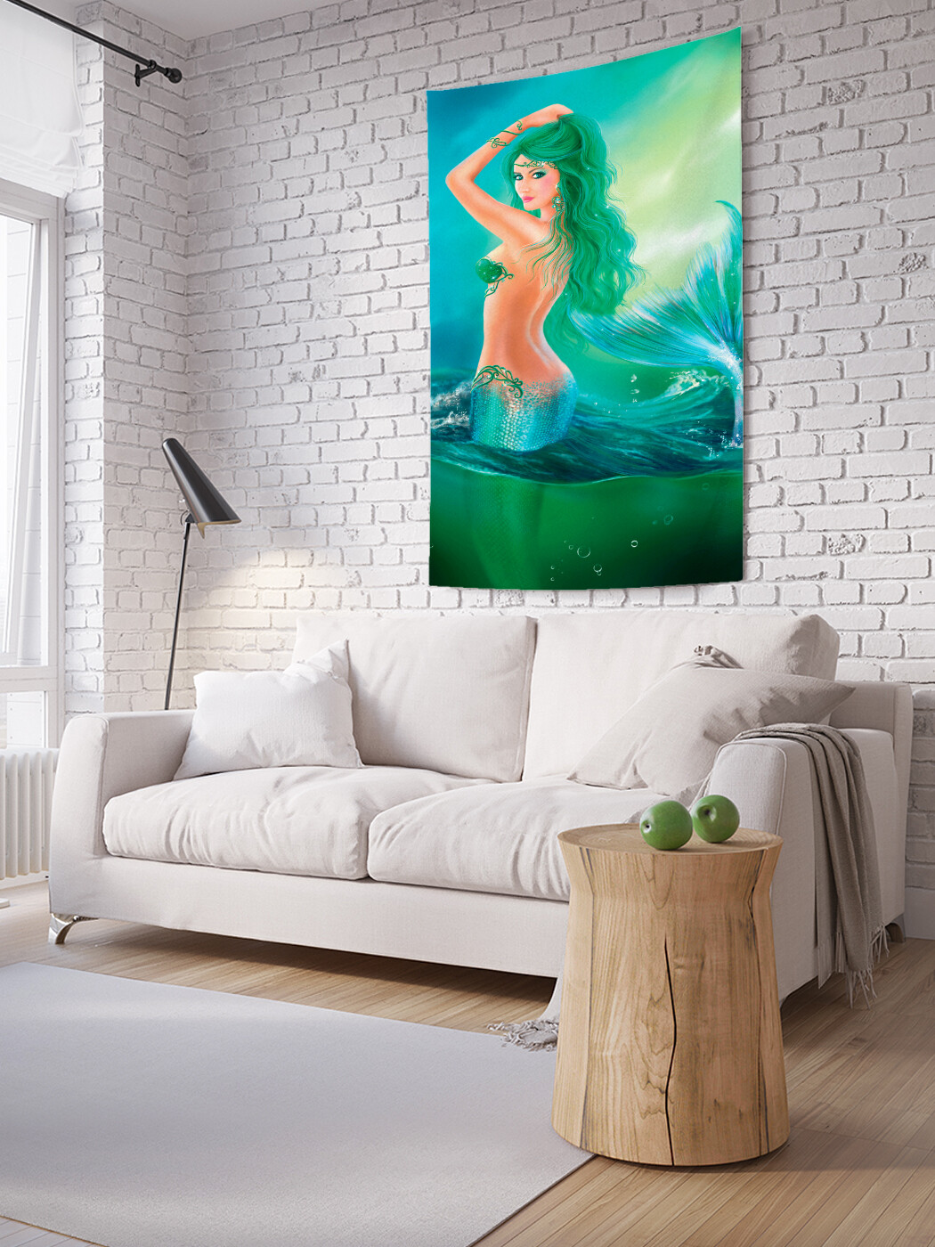 

Вертикальное фотопанно JoyArty Страстная русалка, из ткани, 100х150 см