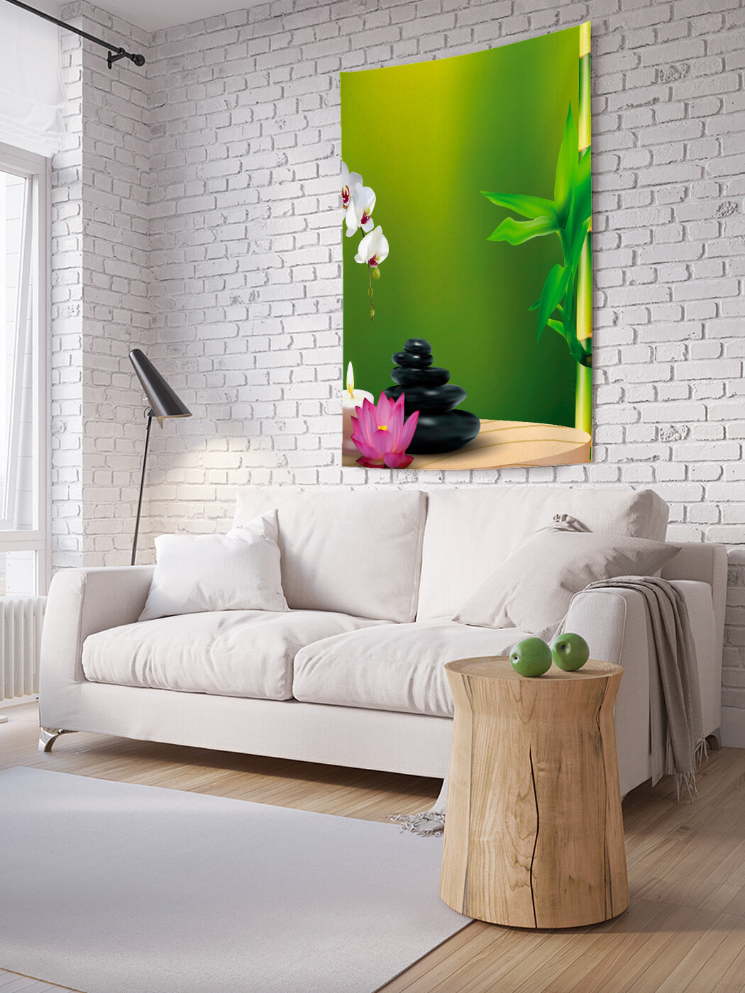 

Вертикальное фотопанно JoyArty Спокойствие свечи, из ткани, 100х150 см