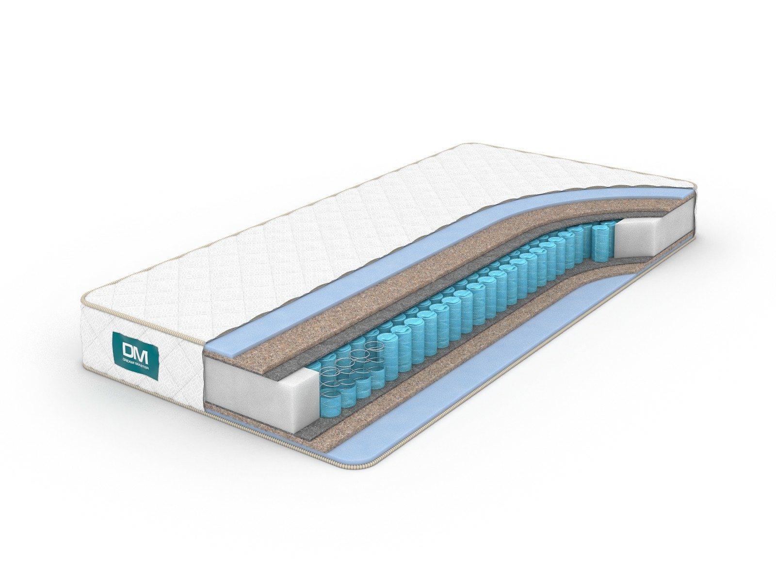 

Матрас Dream Master Кантри 15 SP 210х190, Белый, Кантри 15 SP