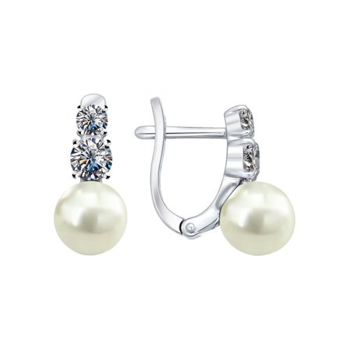 

Серьги из серебра с жемчугом SOKOLOV 94021945, 94021945