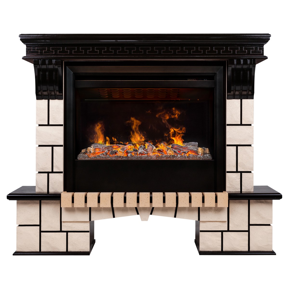 

Электрокамин RealFlame Stone 26 AO с очагом 3D Helios 26 SBG, электрокамин Stone 26 AO с очагом 3D Helios 26 SBG