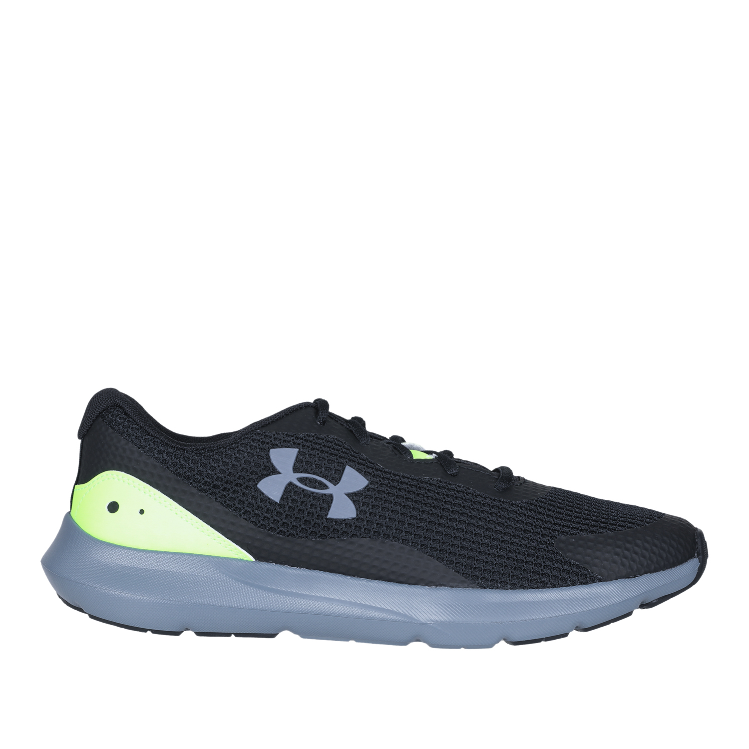 

Кроссовки мужские Under Armour Surge 3 3024883_003 черные 12 US, Черный, Surge 3