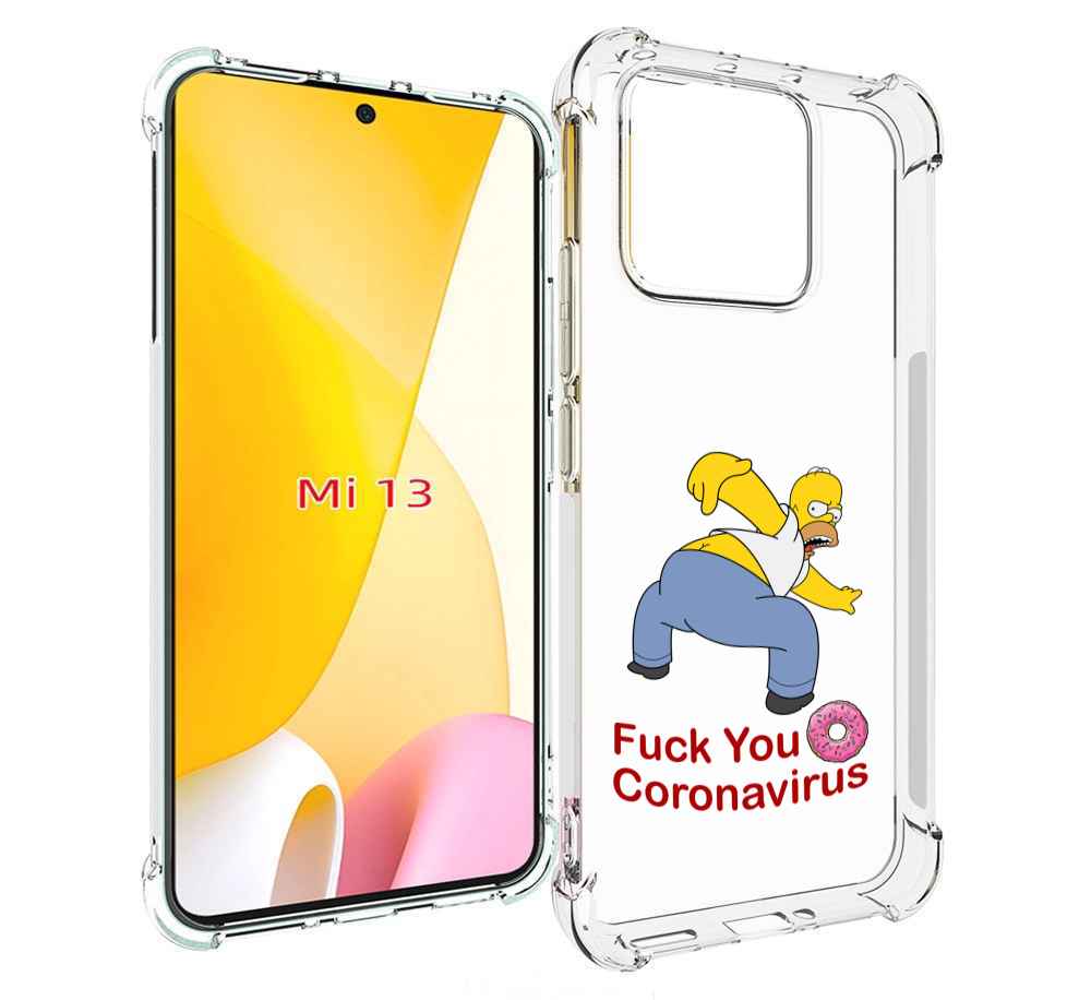 

Чехол MyPads корона-уходи для Xiaomi 13, Прозрачный, Tocco