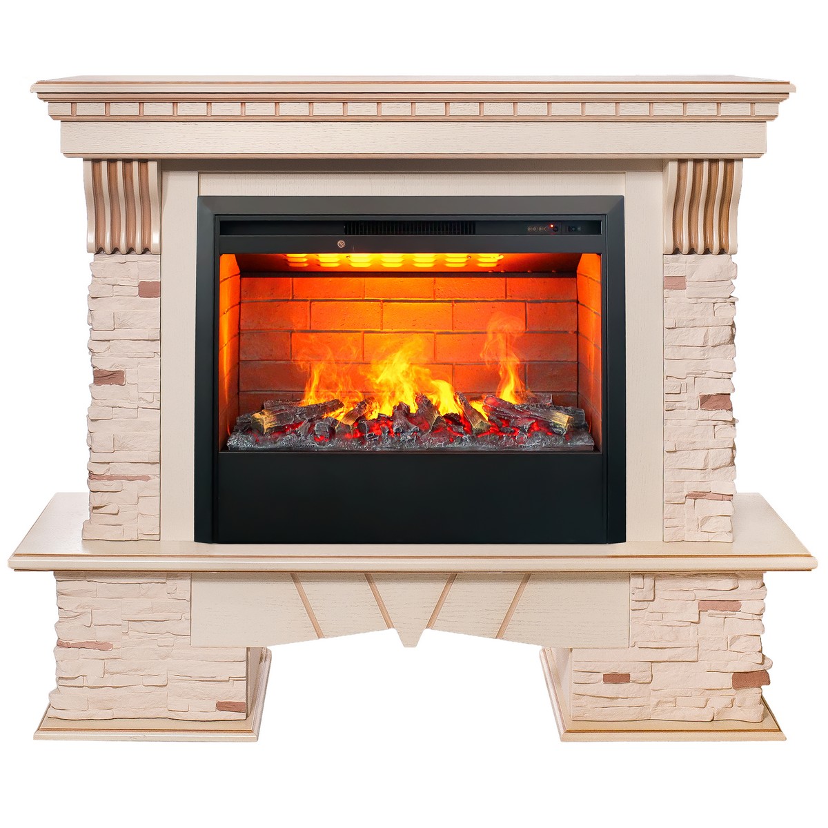 

Электрокамин RealFlame Sorento WT с Helios 26 3D, увлажнение воздуха, Электрокамин Sorento 25,5/26 WT с очагом 3D Helios 26