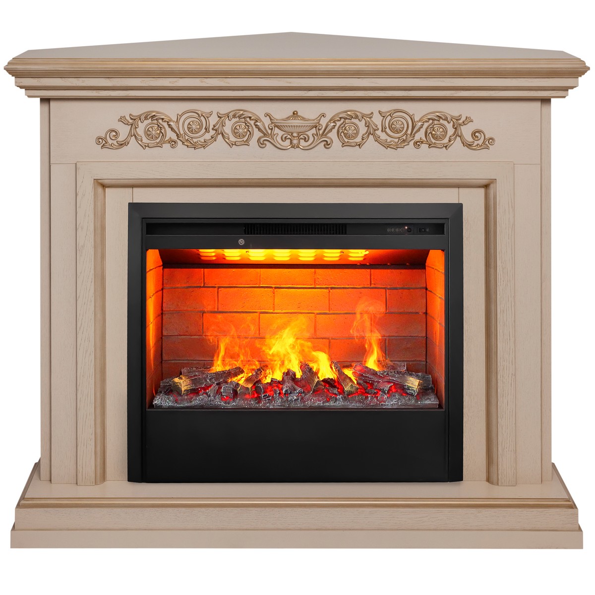 

Электрокамин RealFlame Leticia Coner 26 WT-619G с очагом 3D Helios 26, Электрокамин Leticia Corner 26 WT-619G с очагом 3D Helios 26