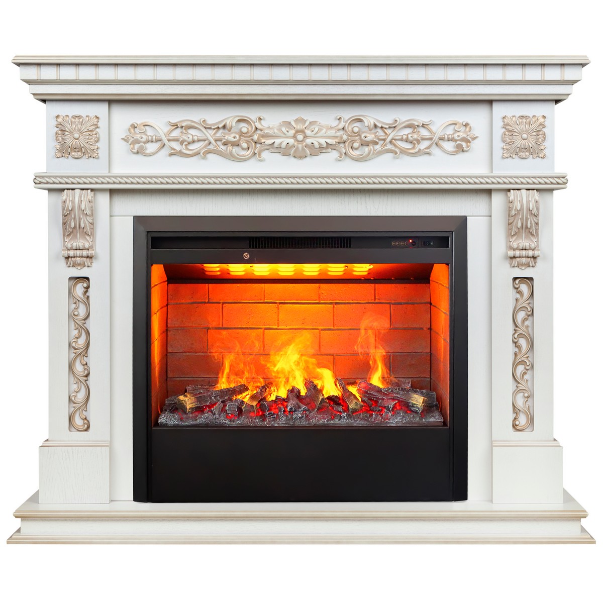 

Электрокамин RealFlame Estella WT с 3D Helios 26, живое пламя, Электрокамин Estella 25,5/26 WT с очагом 3D Helios 26