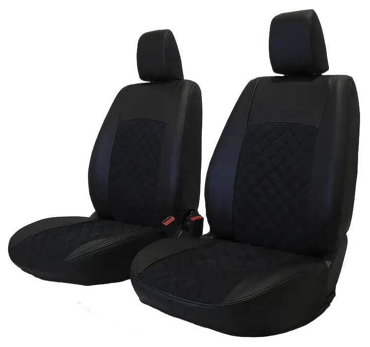 

TREND ХСС2-ЭЧАЧ(СО)-С/СЕ Чехлы Hyundai Solaris 17-/Kia Rio 17- седан экокожа/алькантара с, Черный